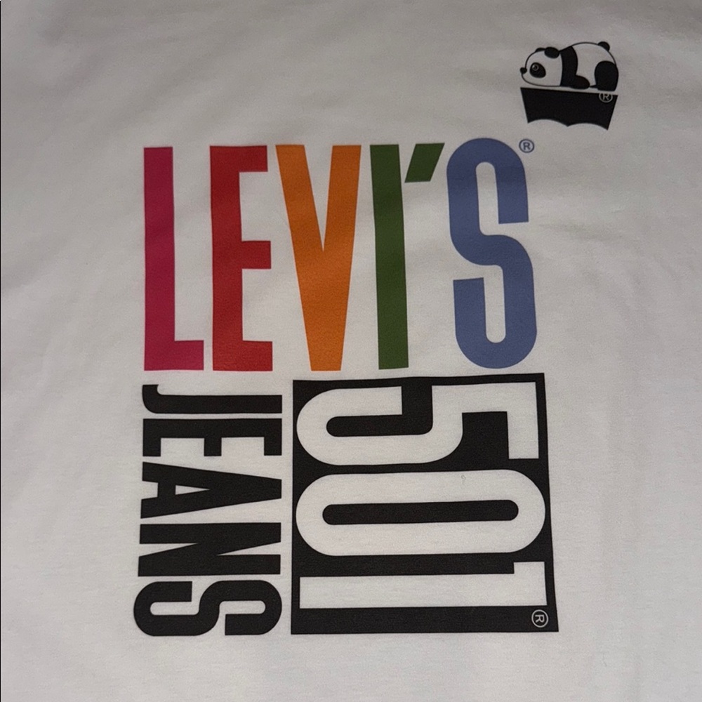 Levi's White Short Sleeve Graphic Tee